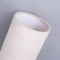 Lindby pöytävalaisin Ronja, korkeus 26 cm, kermanvärinen, tekstiili