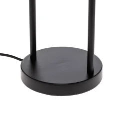 Lindby pöytävalaisin Yaelle, 50 cm korkea, rottinki, musta, E27