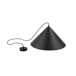 Lindby riippuvalaisin Clarine, musta/valkoinen, Ø 50 cm, metallia