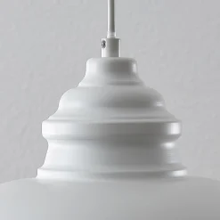 Lindby Riippuvalaisin Cliona, valkoinen, metalli, Ø 31 cm, E27