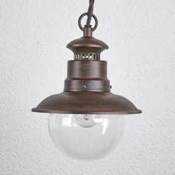 Lindby riippuvalaisin Eddie, ruoste, metalli, IP44, E27