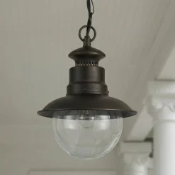 Lindby riippuvalaisin Eddie, ruoste, metalli, IP44, E27