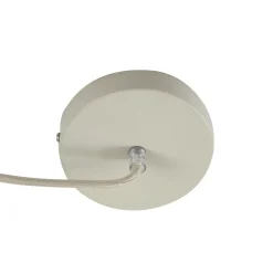 Lindby Riippuvalaisin Elover, beige, Ø 45 cm, rautainen