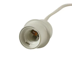 Lindby Riippuvalaisin Elover, beige, Ø 45 cm, rautainen