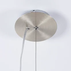 Lindby Riippuvalaisin Ginevra, Ø 38 cm, valkoinen, lasi, E27