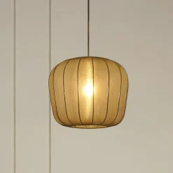 Lindby Riippuvalaisin Helin, musta, Ø 35 cm, kangasta