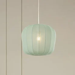 Lindby Riippuvalaisin Helin, sininen, Ø 35 cm, kangasta