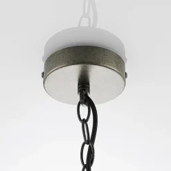 Lindby riippuvalaisin Holgar, vihreä, puu, metalli, Ø 45 cm, E27