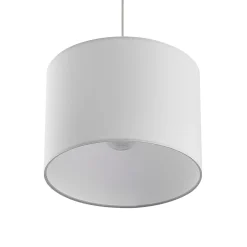 Lindby riippuvalaisin Imarin, 3-valo, valkoinen, tekstiili, 100cm