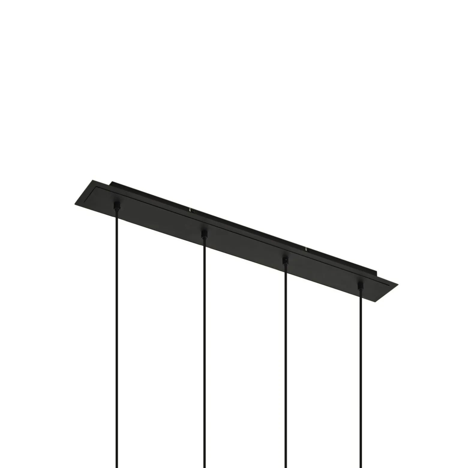 Lindby Riippuvalaisin Joffrey, 76 cm, musta, 4-lamppuinen, GU10