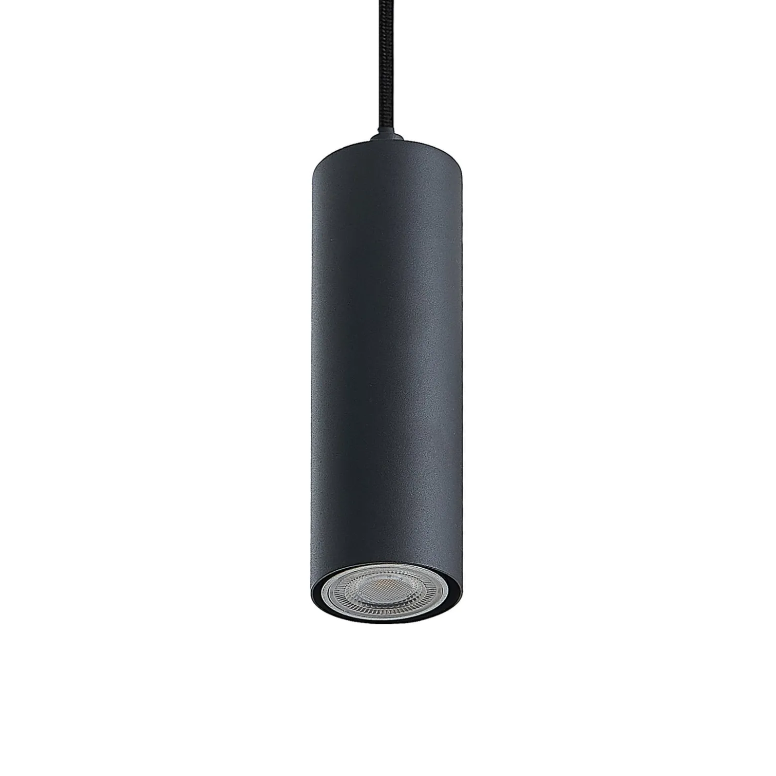 Lindby-riippuvalaisin Maniva. 60 cm, 4-valo, musta, GU10