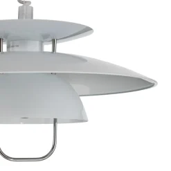 Lindby riippuvalaisin Nadija, valkoinen, 43 cm, korkeussäädettävä, E27