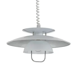 Lindby riippuvalaisin Nadija, valkoinen, 43 cm, korkeussäädettävä, E27