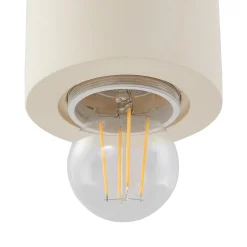 Lindby riippuvalaisin Nielson, Ø 11 cm, beige, kipsi