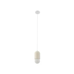 Lindby riippuvalaisin Nielson, Ø 11 cm, beige, kipsi