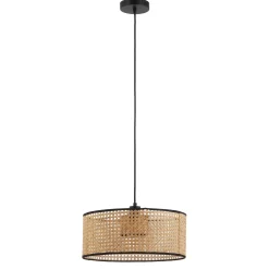Lindby-riippuvalaisin Otso, 17 cm korkea, bambu, E27