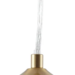 Lindby riippuvalaisin Piatra, opaali/messinki, lasi, Ø 16 cm, G9