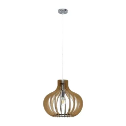 Lindby Riippuvalaisin Sina, Ø 35 cm, puu, E27
