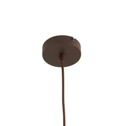 Lindby Riippuvalaisin Valentina, E27, Ø 25 cm, savunharmaa, lasi
