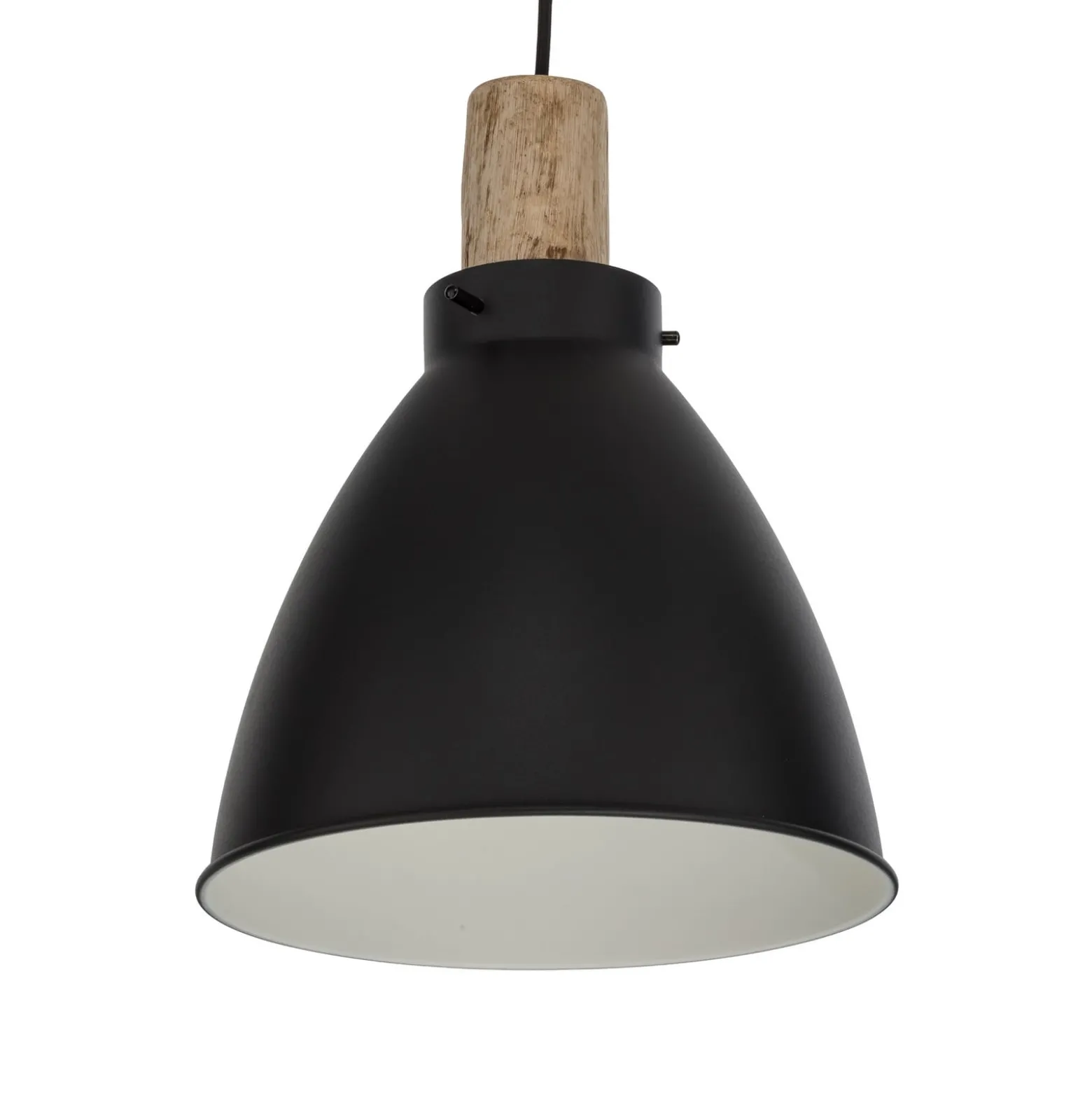 Lindby riipusvalaisin Trebale, E27, Ø 28 cm, 3-valo, puu