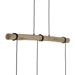 Lindby riipusvalaisin Trebale, E27, Ø 28 cm, 3-valo, puu