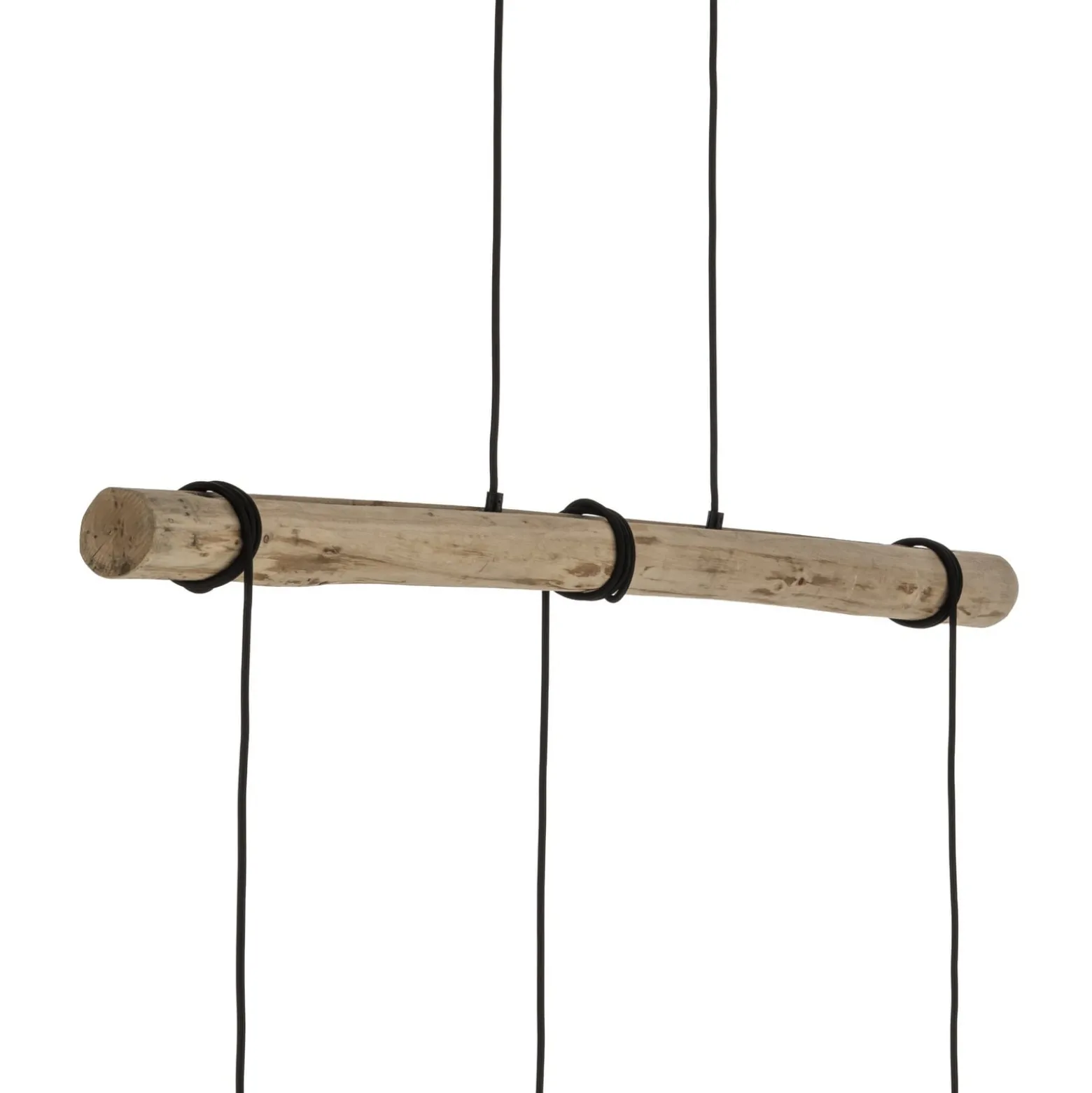 Lindby riipusvalaisin Trebale, E27, Ø 28 cm, 3-valo, puu