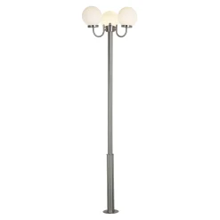 Lindby Samuel ulkovalaisin, 218 cm, 3-valo, pallovalaisin, E27, IP44