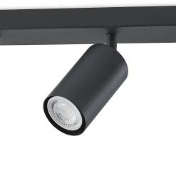 Lindby Sanad riippuvalaisin, 100 cm, 7-lamppuinen, musta, GU10