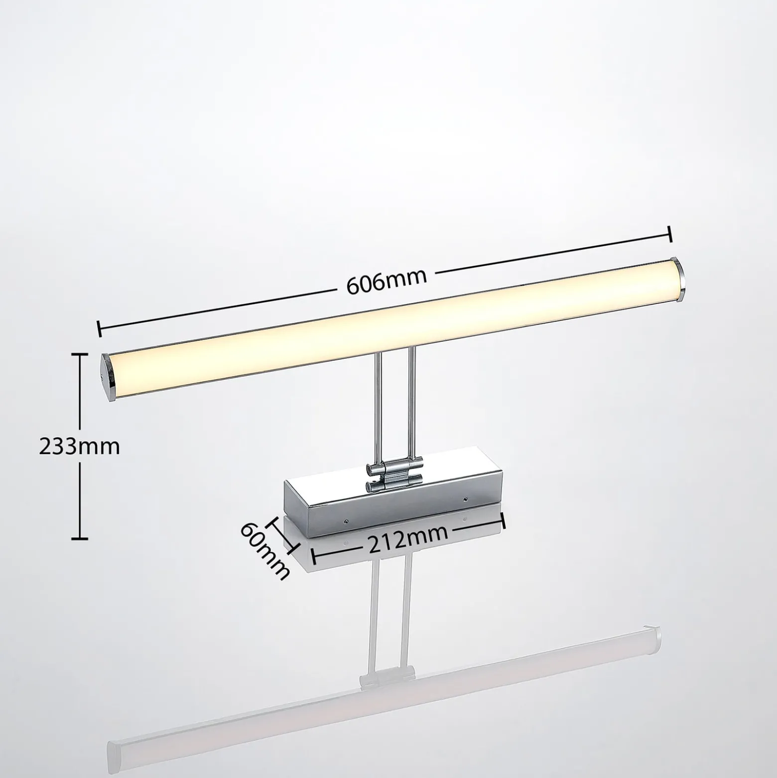 Lindby Sanya -LED-peilivalaisin, 60 cm