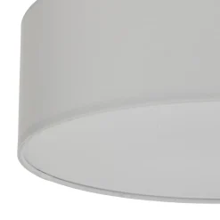 Lindby Sebatin -kattovalaisin, halkaisija 40 cm, kermanvärinen, kangas, E27