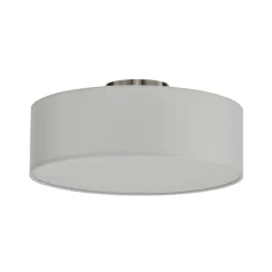 Lindby Sebatin -kattovalaisin, halkaisija 40 cm, kermanvärinen, kangas, E27