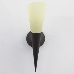Lindby seinävalaisin Alva, ruosteenvärinen, lasia, 34 cm korkea, E14