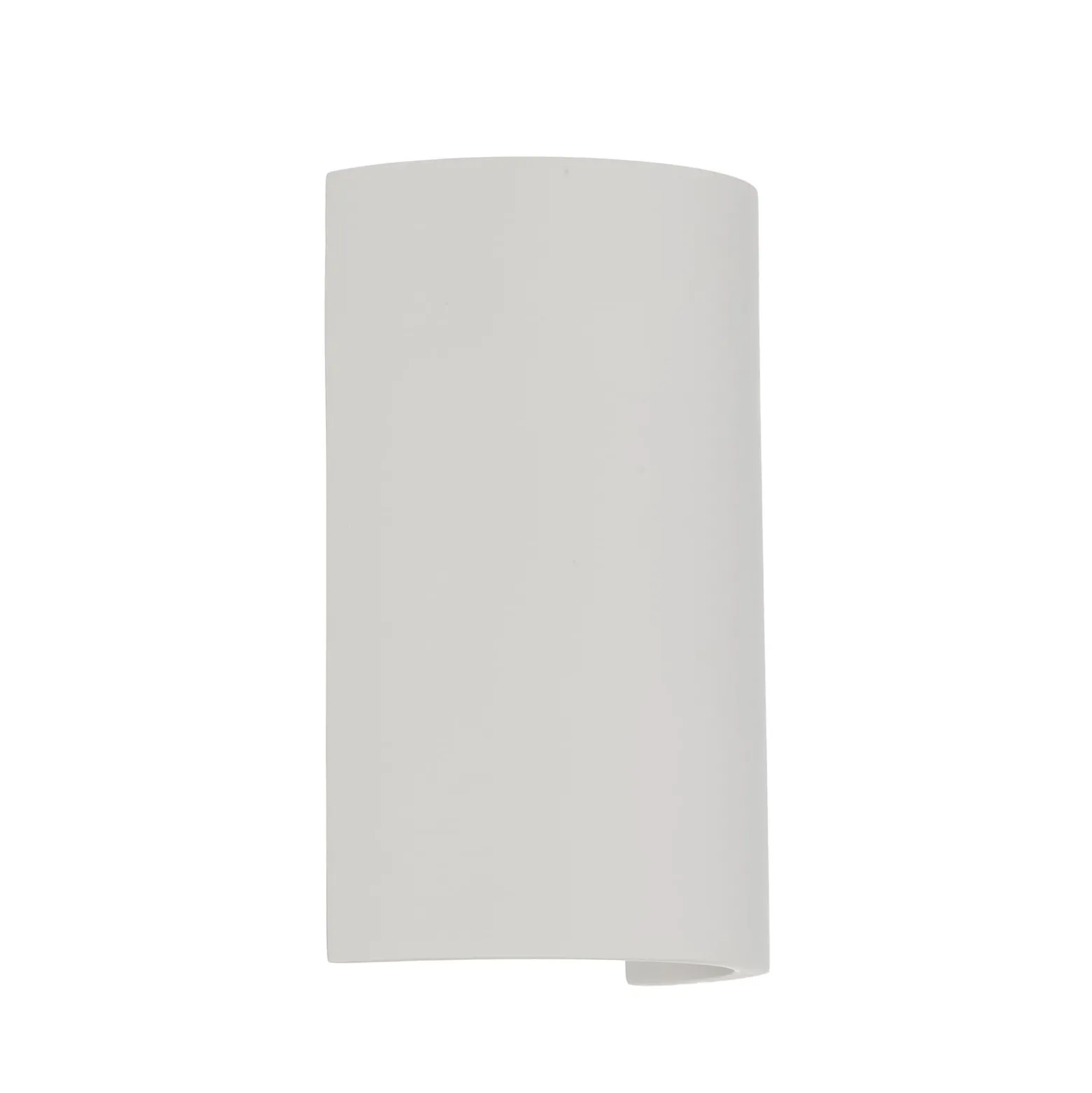 Lindby seinävalaisin Colja, pyöreä, korkeus 16 cm, kipsi, valkoinen