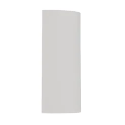 Lindby seinävalaisin Colja, pyöreä, korkeus 16 cm, kipsi, valkoinen
