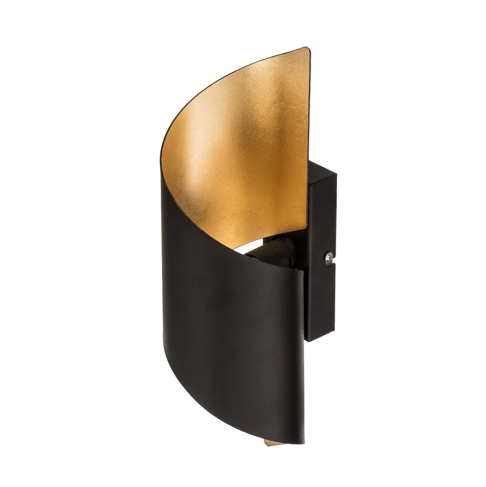 Lindby seinävalaisin Desirio, musta/kulta, 35cm, metallia