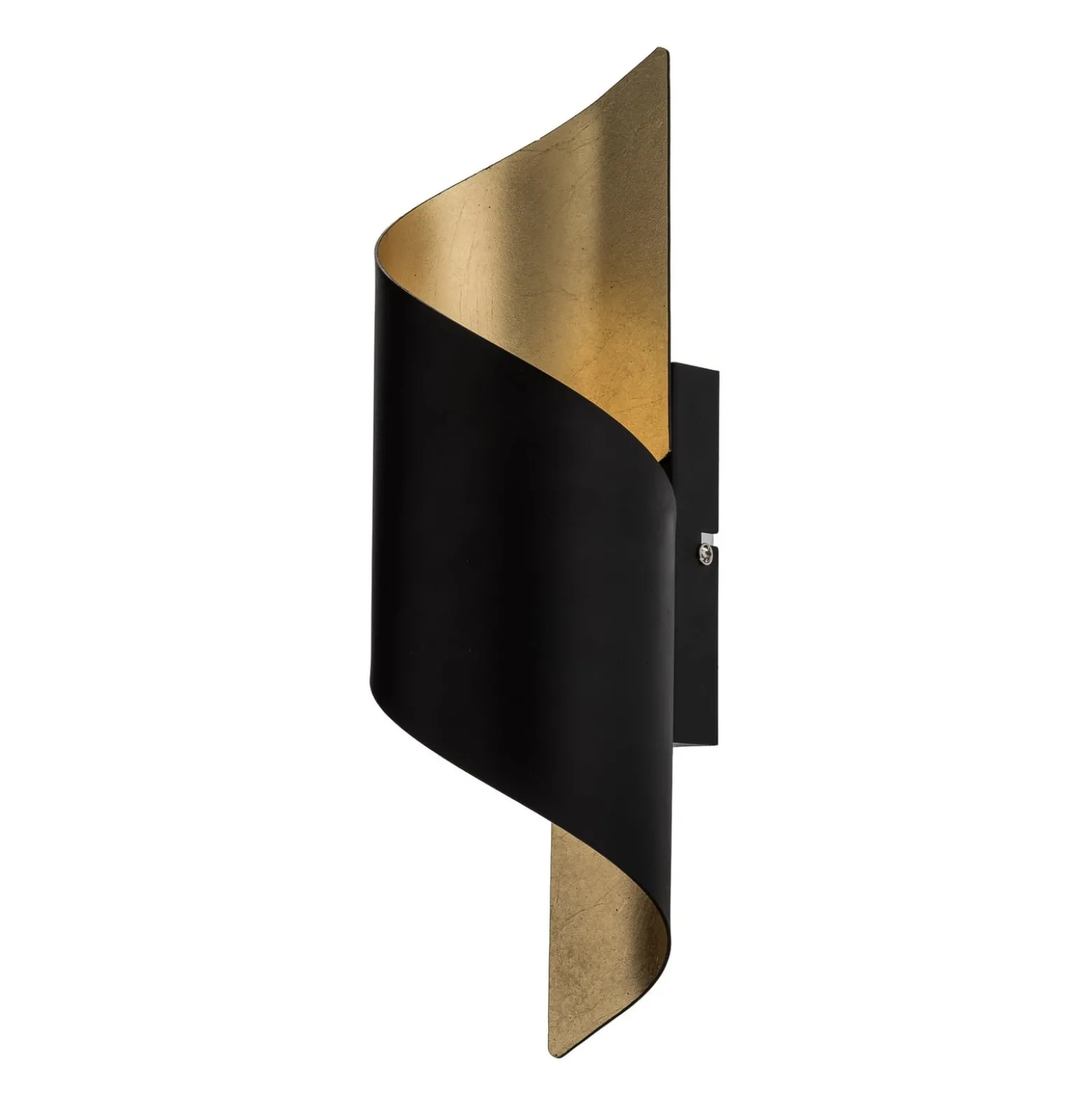 Lindby seinävalaisin Desirio, musta/kulta, 35cm, metallia
