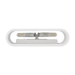 Lindby seinävalaisin Mavora, pyöreä, 25 cm, valkoinen, kipsi, G9