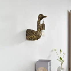 Lindby seinävalaisin Nirvathia, kimppu, messingin värinen, metallia