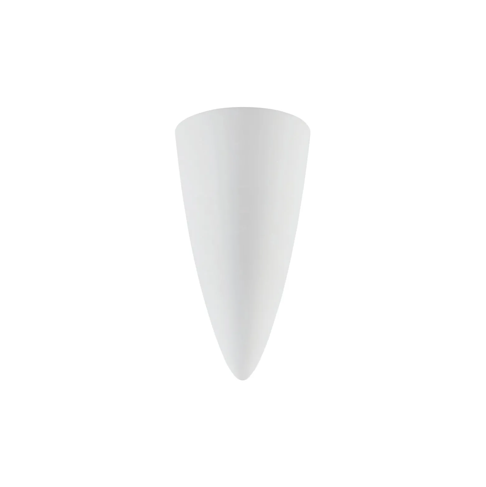 Lindby seinävalaisin Pascali, korkeus 42 cm, valkoinen, kipsi