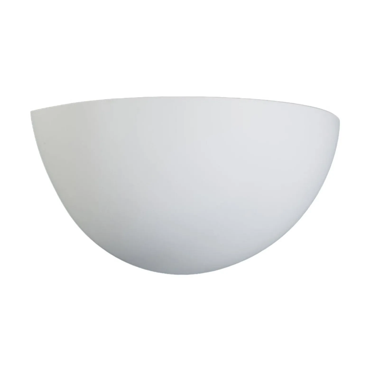Lindby seinävalaisin Pascali, korkeus 13 cm, valkoinen, kipsi