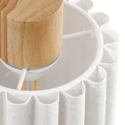 Lindby Shiloh -kattokohdevalo, 5-lamppuinen, luonnonvärinen/beige, puu