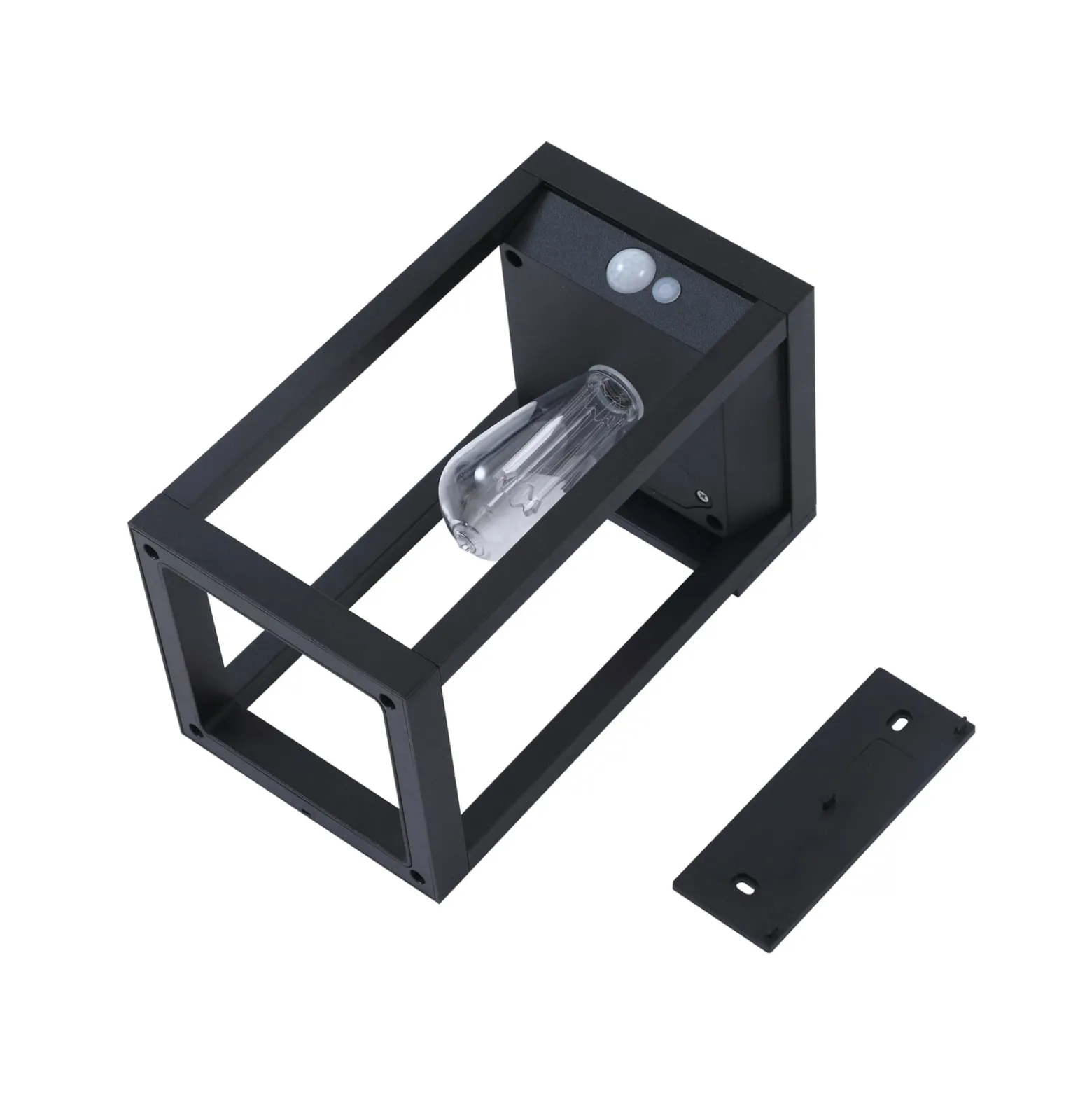 Lindby Smart LED-aurinkoseinävalaisin Enea, anturi, CCT, RGB, Tuya