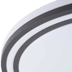 Lindby Smart LED-kattovalaisin Arvada, RGBIC, korkeus 7 cm, Tuya