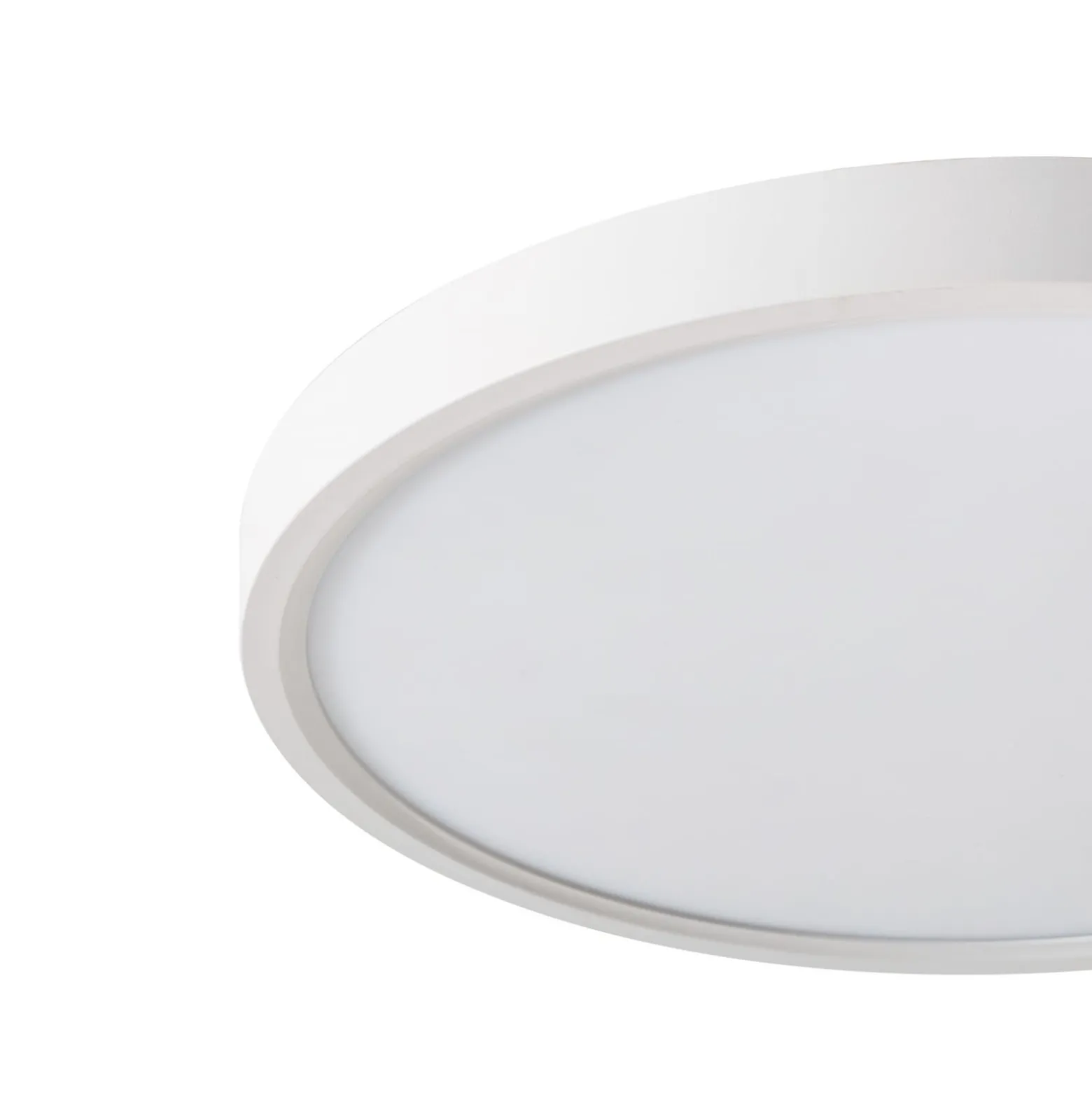 Lindby Smart LED-kattovalaisin Deika, Ø 40 cm, valkoinen, Tuya