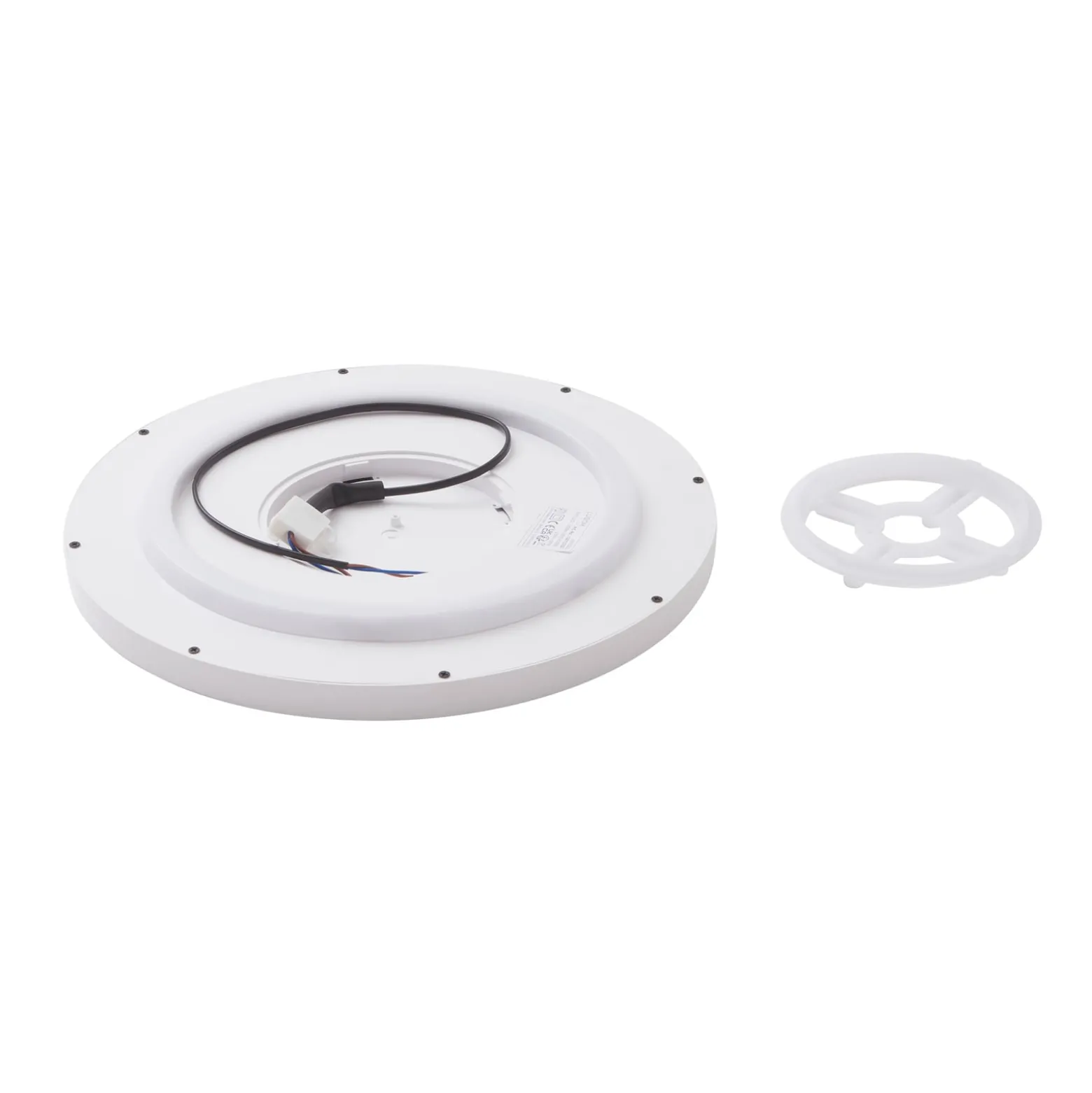 Lindby Smart LED kattovalaisin Denora, valkoinen, RGB, CCT, Tuya