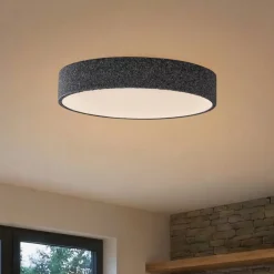 Lindby Smart LED-kattovalaisin Elmor Ø 45 cm harmaa RGB CCT