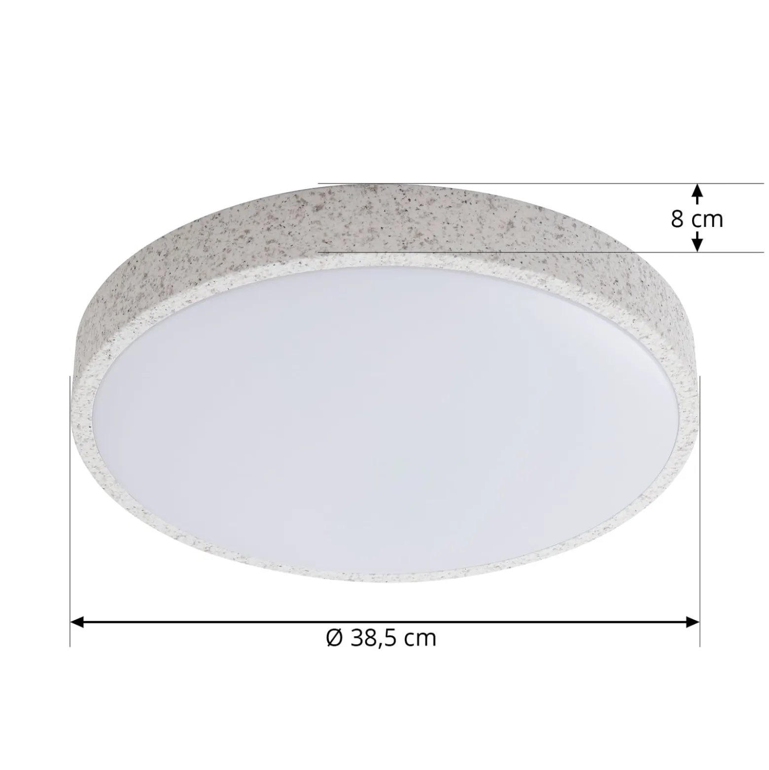 Lindby Smart LED-kattovalaisin Elmor Ø39cm harmaa RGB CCT Tuya Tuya