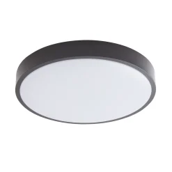 Lindby Smart LED kattovalaisin Innes musta 38cm RGB CCT Tuya Tuya