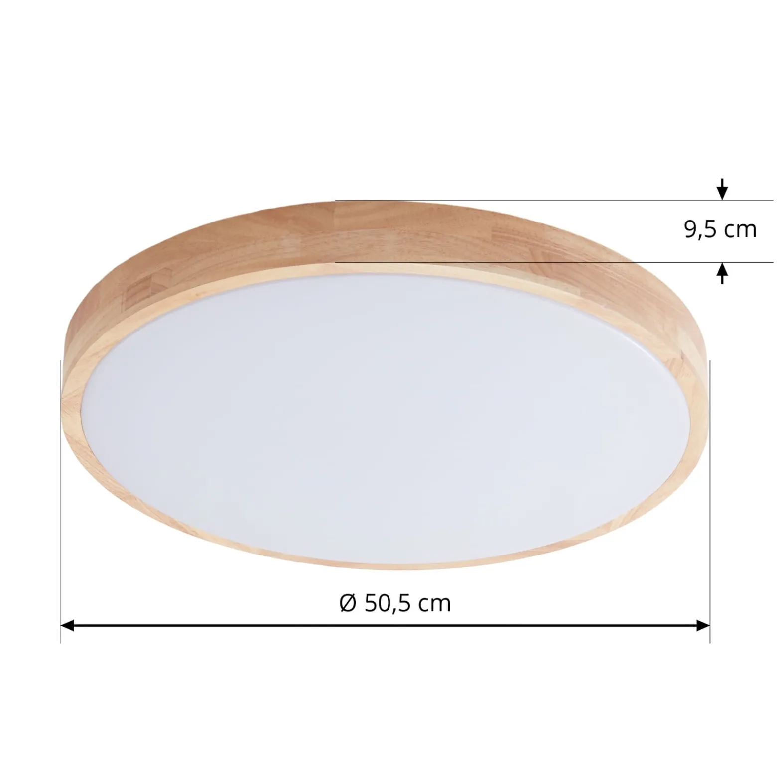 Lindby Smart LED kattovalaisin Innes puu Ø51cm RGB CCT Tuya RGB CCT Tuya