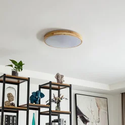 Lindby Smart LED kattovalaisin Innes puu Ø39cm RGB CCT Tuya RGB CCT Tuya